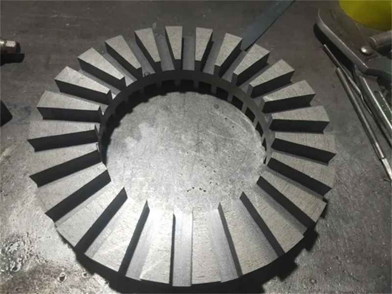 Scheibenmotor-Stator